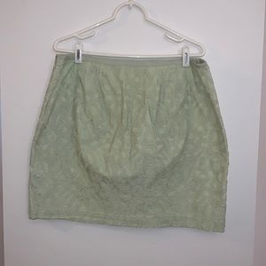 *LAST CALL* Loft Mint Green Lace Skirt
